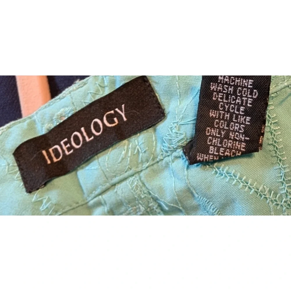NEW Ideology Eyelet‎ Pants Bootcut Cotton Blend Pockets Size 12 NWT